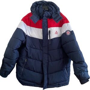 Reebok Colorblock Puffer Jacket